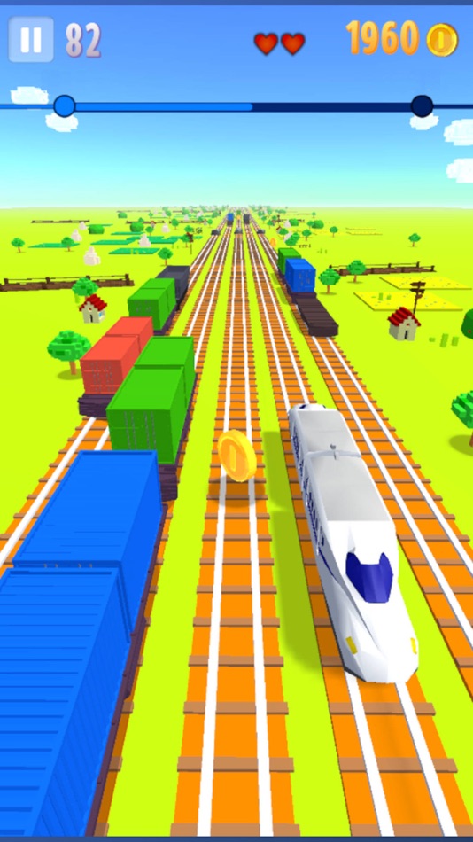 #6. Super Train Run -Shinkansen- (iOS) By: Ayumi Miyazaki
