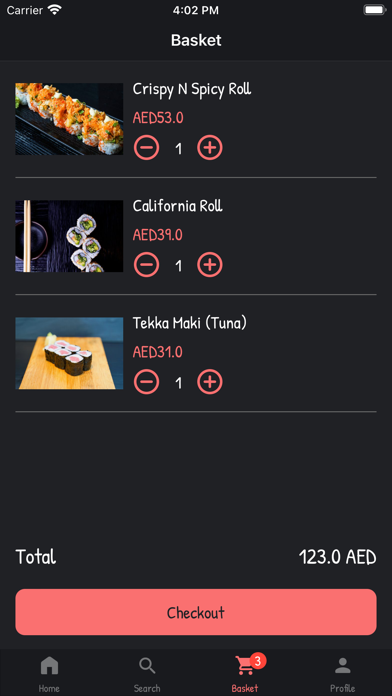 Mizu Restaurant Screenshot