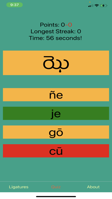 Learn Telugu Script! (Premium) Screenshot