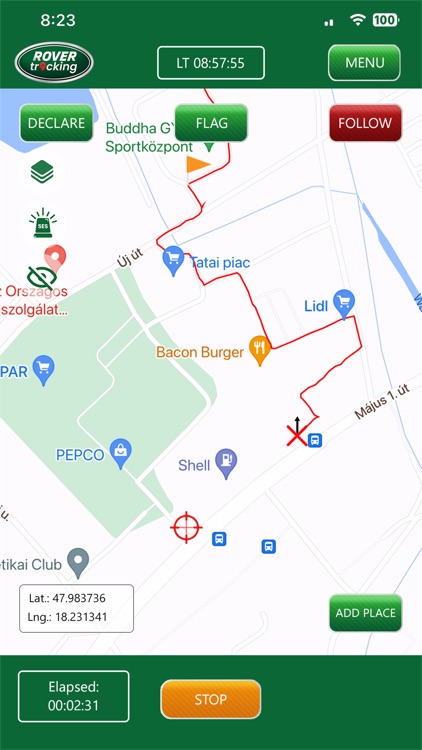 Rover-tracking screenshot-4