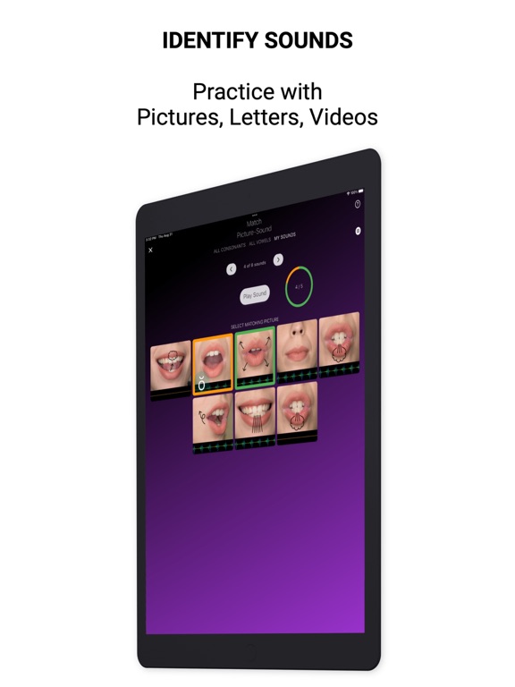 Phonology: Speech Therapy iPad screenshot 3 - Health & Fitness app