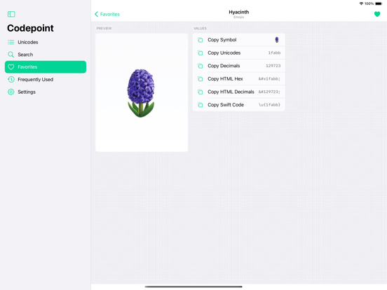 Codepoint iPad screenshot 10 - Graphics & Design app