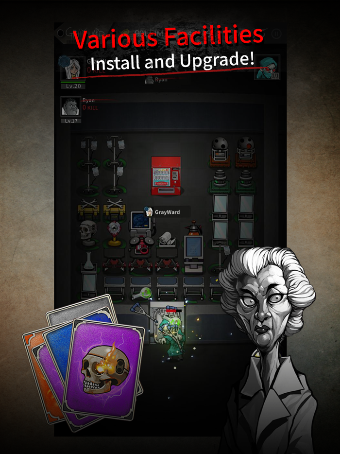 Gray Ward Horror Defense Game