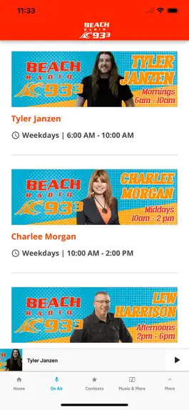 Game screenshot 93.3 Beach Radio hack