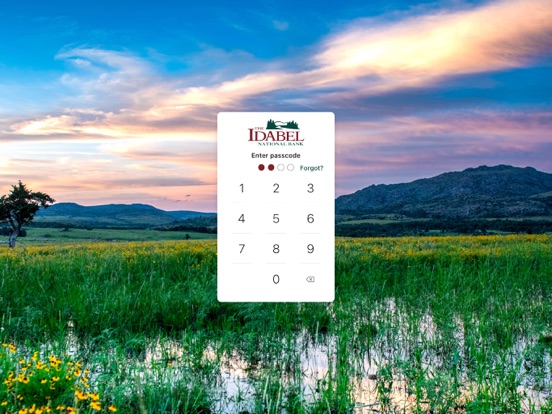 The Idabel National Bank iPad screenshot 2 - Finance app
