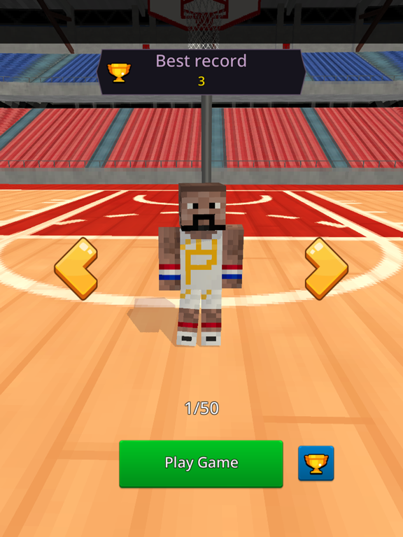 Screenshot #5 pour Pixel Basketball 3D