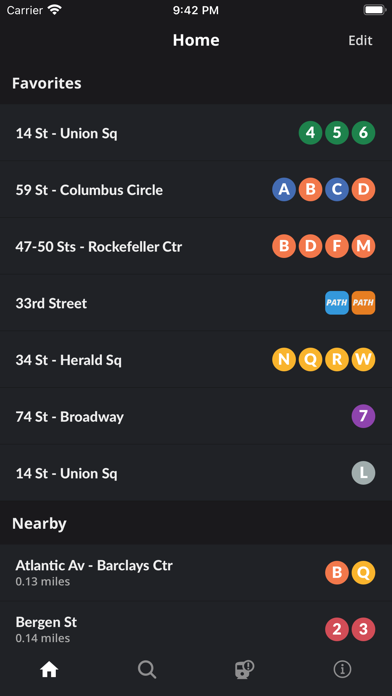 NYC Subway Feed Screenshot