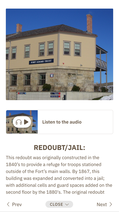 Fort Adams Trust Tours Screenshot