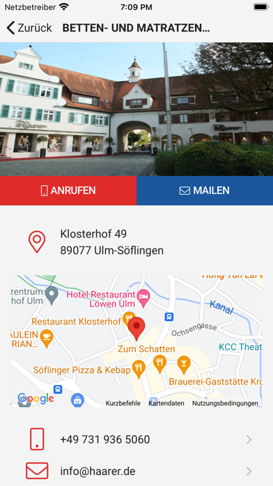Bettenhaus HAARER Screenshot