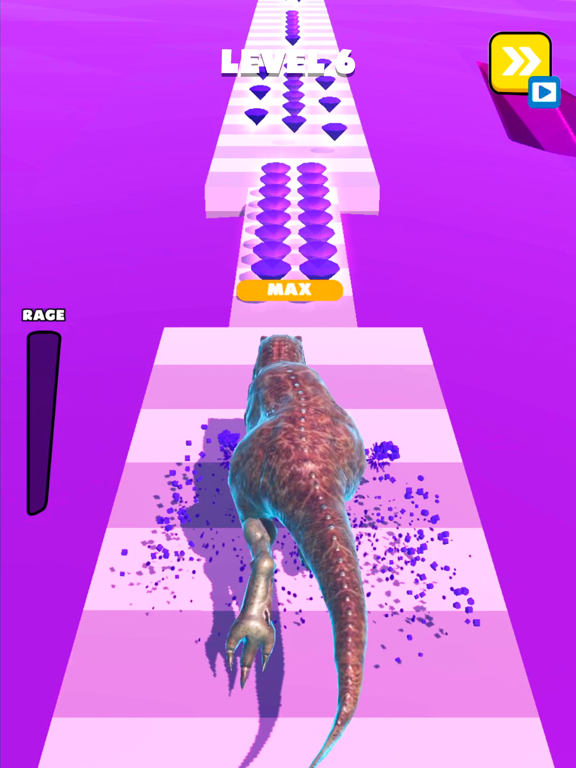 Screenshot #5 pour Dino Run 3D - Course de dinos
