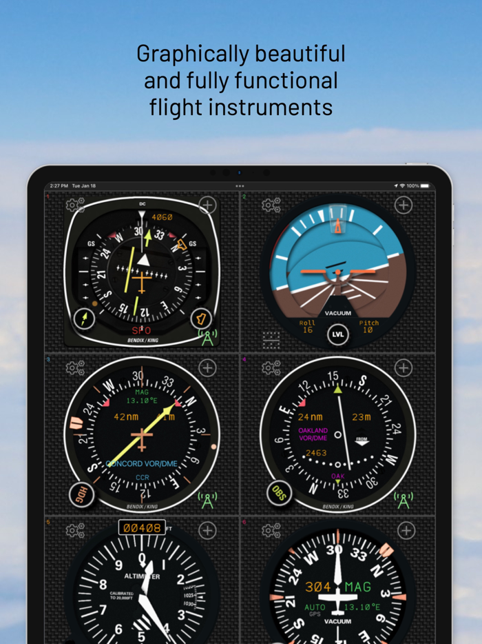 fDeck flight instruments