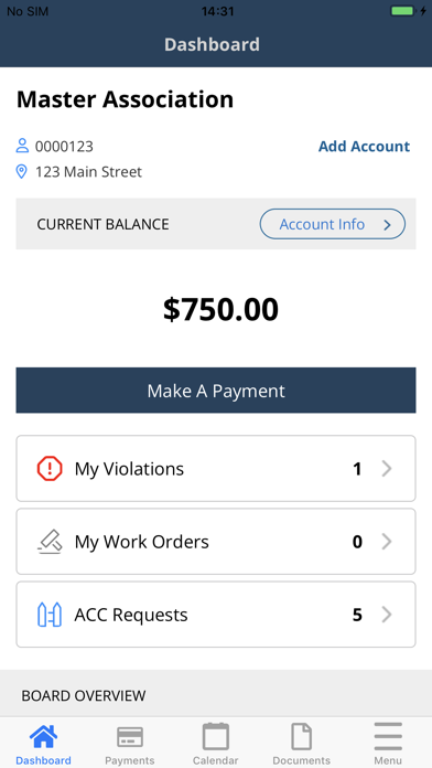 Screenshot #2 pour Choice CAM Homeowner Board App