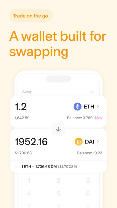Uniswap: Crypto & NFT Wallet Screenshot