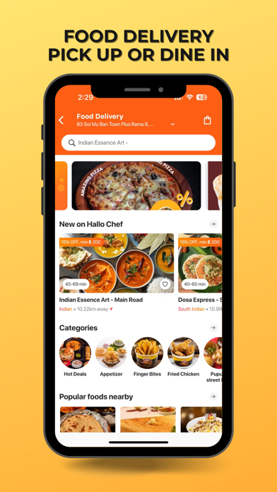 Hallo Chef - Food Delivery Screenshot