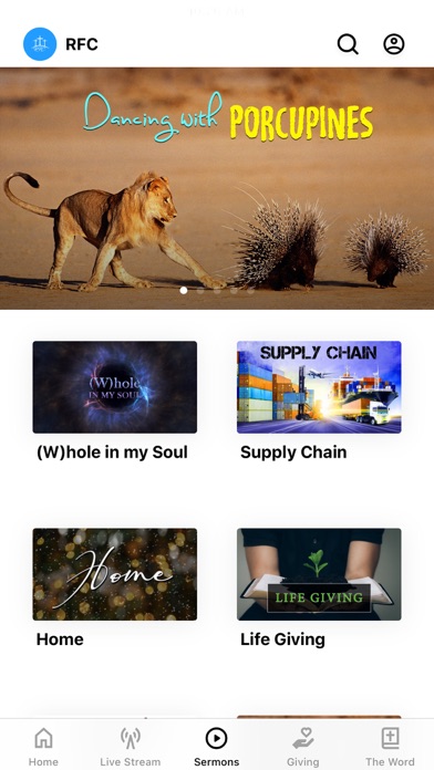 Restoration Fellowship Church Screenshot