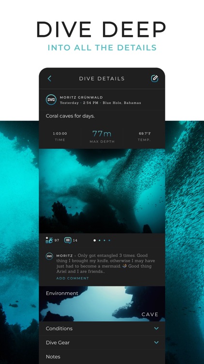 Dyver: Dive. Log. Share. screenshot-3