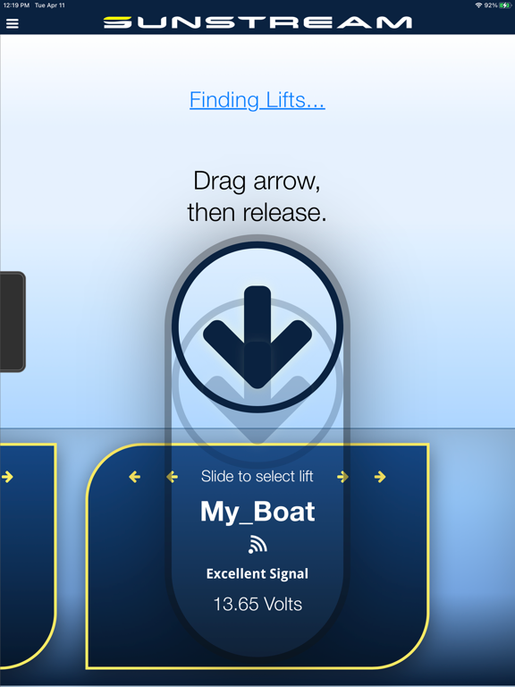 Sunstream Boat Lift iPad screenshot 2 - Travel app