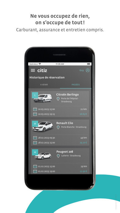 L'autopartage Citiz Screenshot