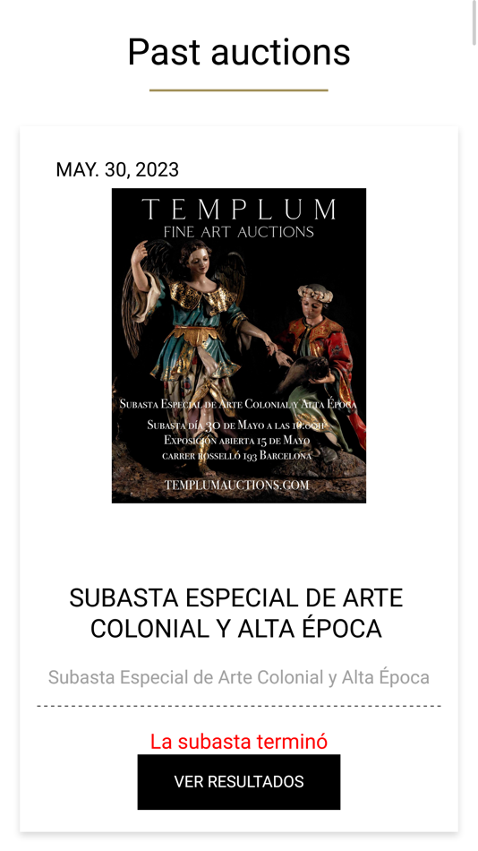 #1. Templum Fine Art Auctions (iOS) 由: UCO software development LTD