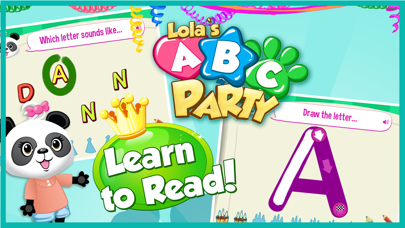 Lola's ABC Party - Reading fun Screenshot