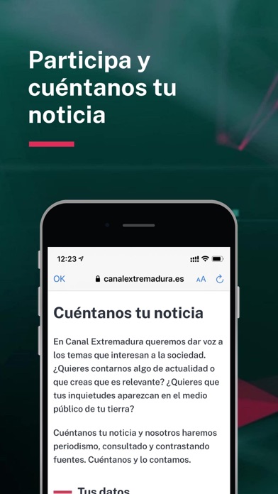 Extremadura Noticias Screenshot