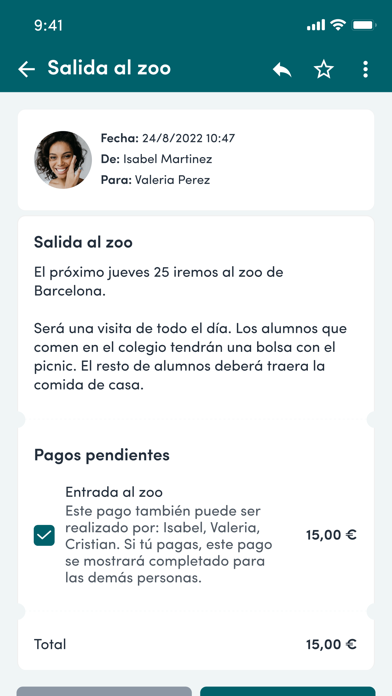 Colegio Patrocinio de San José Screenshot