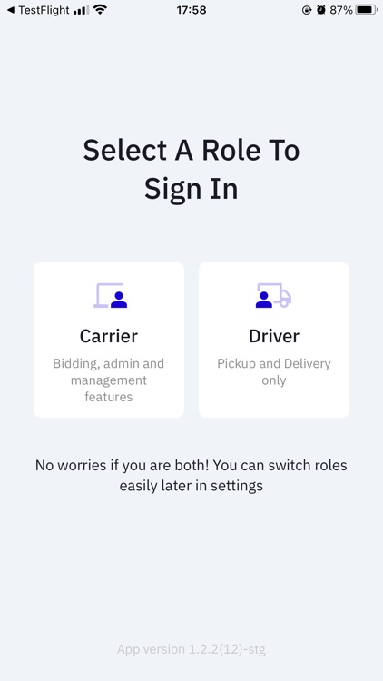 WARP Carrier - Driver