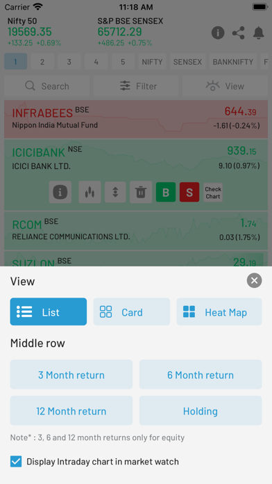 Navia - Stocks & Options Screenshot
