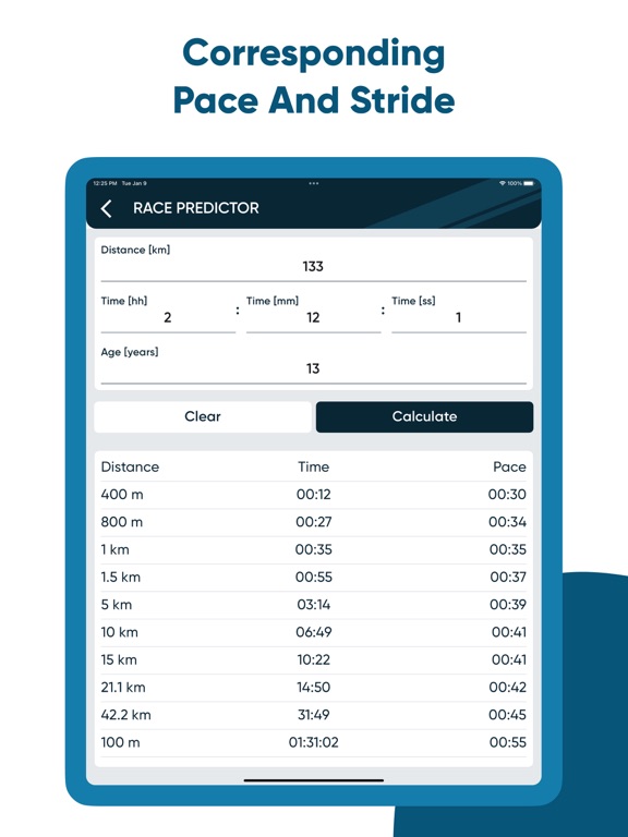 Running calculator Pace, Race | Apps | 148Apps