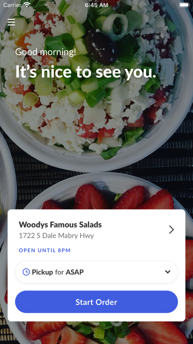 Woody's Famous Salads Screenshot