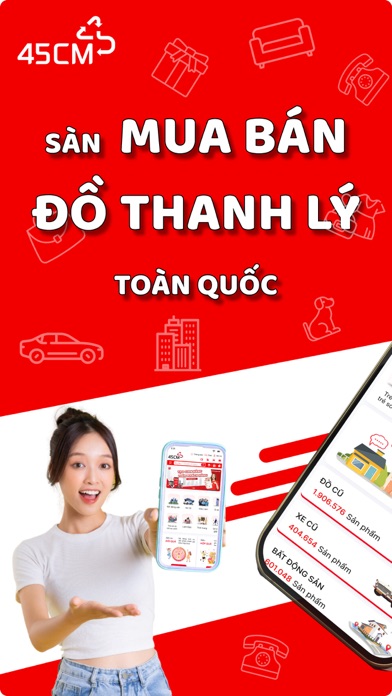 45CM - Mua bán đồ thanh lý Screenshot