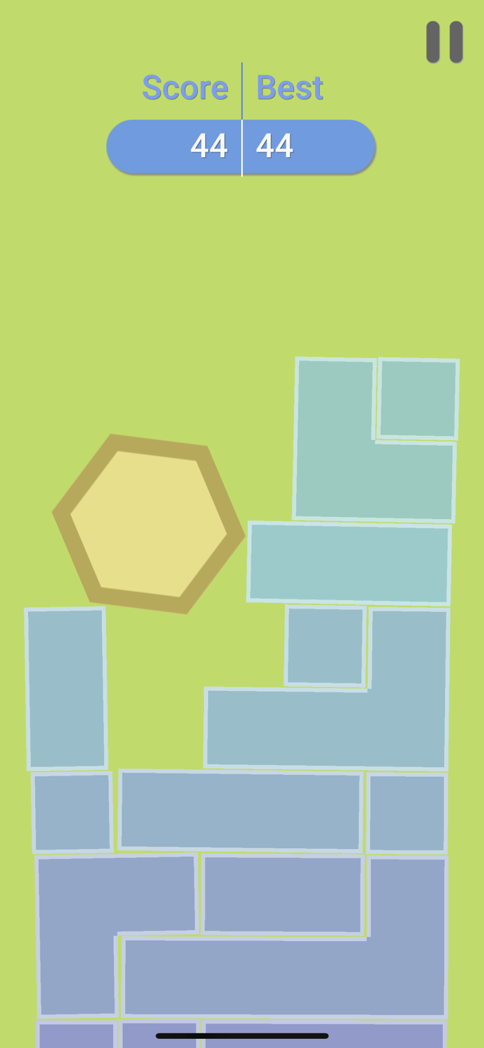 Hexagon Tower Balance Blocks
