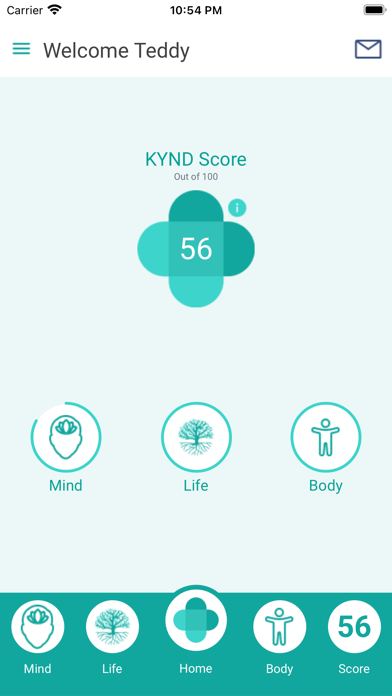 KYND Wellness Screenshot