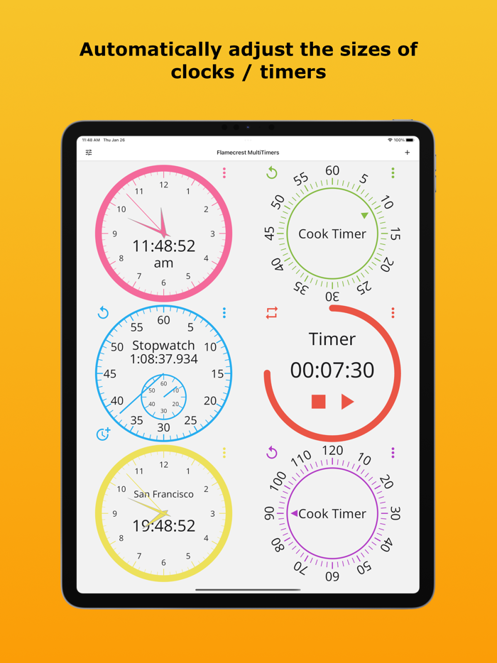 Flamecrest MultiTimers