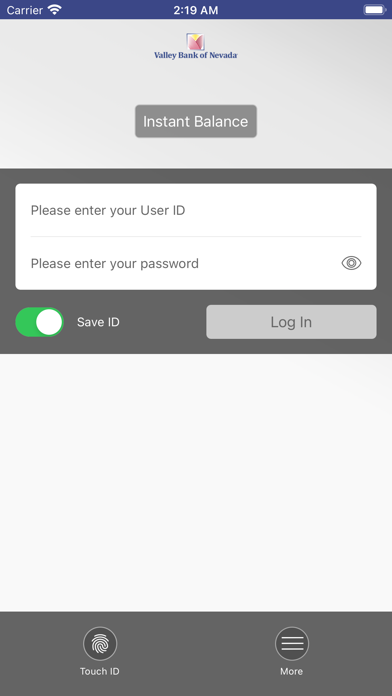 Valley Bank NV Personal Mobile Screenshot