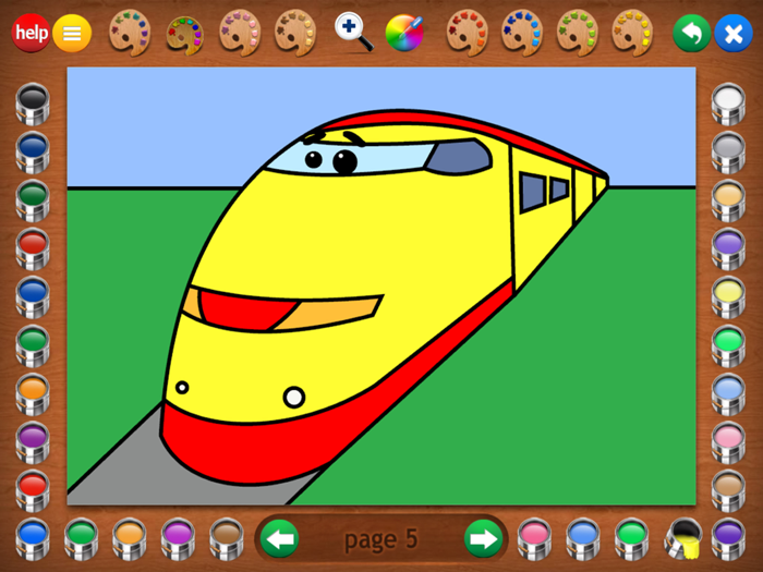 Trucks Coloring Book