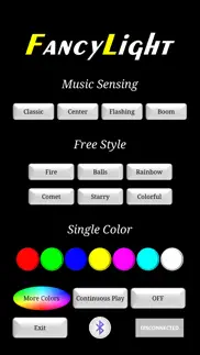 fancylight ble iphone screenshot 1