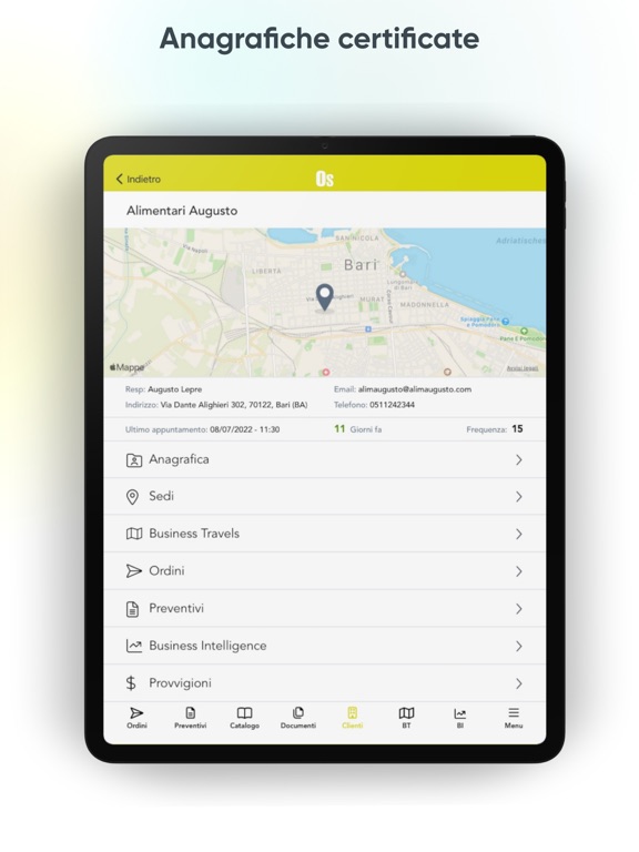 Order Sender iPad screenshot 5 - Productivity app