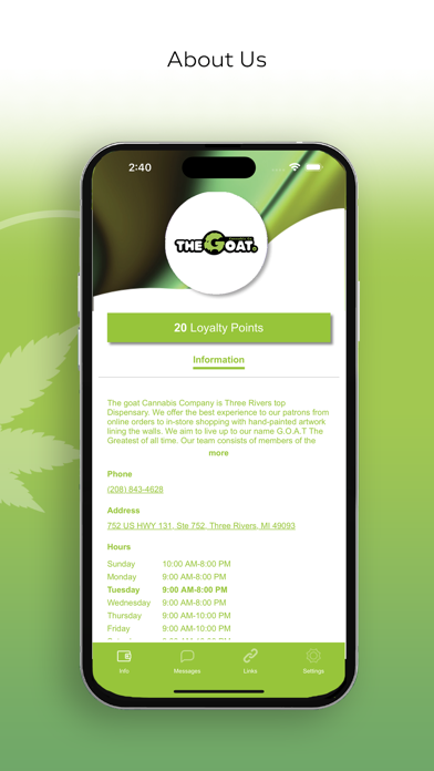 The Goat Cannabis Co Screenshot