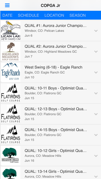 Colorado PGA Junior Golf Screenshot