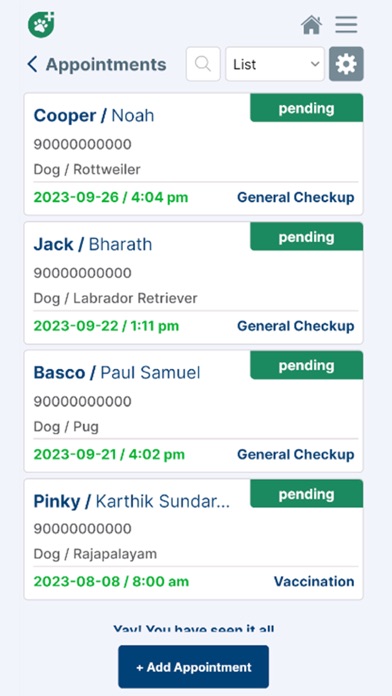 VetNvet PMS Screenshot
