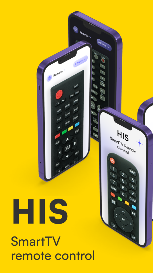 #1. His - SmartTV Remote Control (iOS) 由: Oz Shabbatth