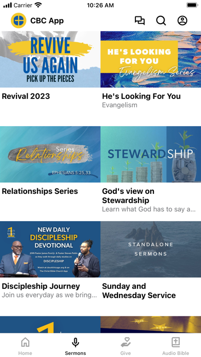 Christ Bible Church App Screenshot