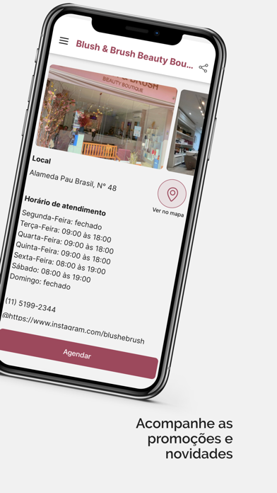 Blush & Brush Beauty Boutique Screenshot