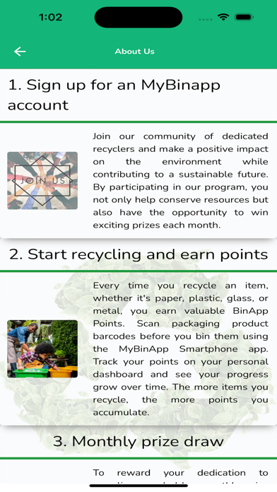 MyBinApp Screenshot