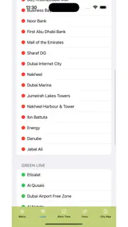dubai metro map iphone screenshot 4