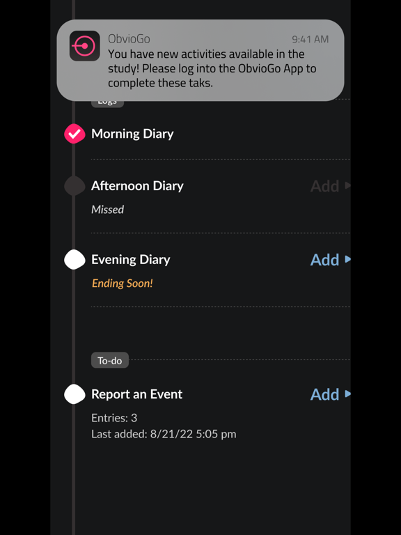 ObvioGo 2.0 iPad screenshot 3 - Medical app