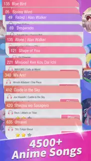 music tiles 3：anime piano game iphone screenshot 4