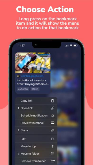 Bookmark Manager: Bookmarkify Screenshot