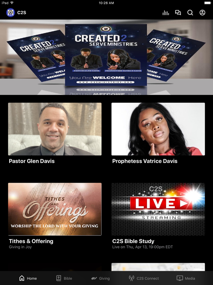 Created 2 Serve Ministries